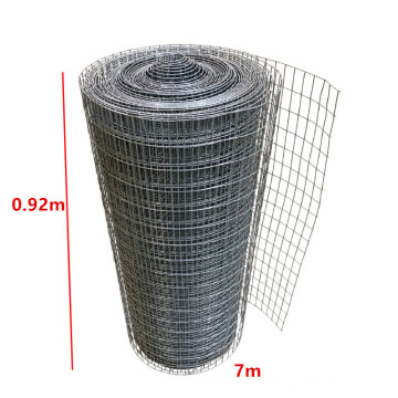 High Quality 0.92x7m Galvanized Animal Cage PVC Coated Fence Welded Wire Mesh Roll
